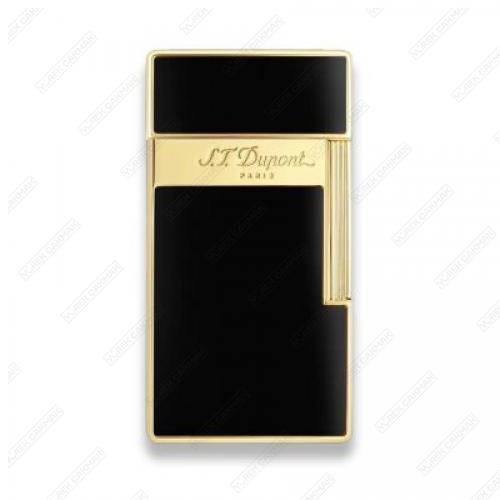S.T. Dupont Biggy Puro Çakmak Parlak Siyah Gold 25002