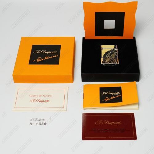 S.T. Dupont Çakmak 2001 Fantaisies Chantilly Noir Limited Edition