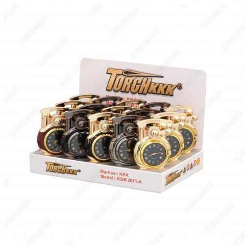 KKK Saatli Metal Turbo Çakmak - KDR2071-A