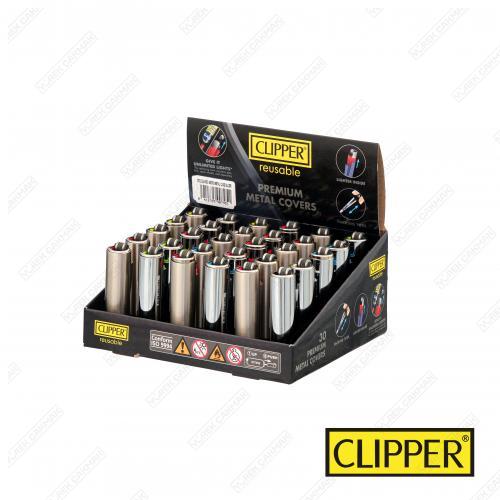 Clipper Metal Kılıflı Micro Çakmak Silver MK-102