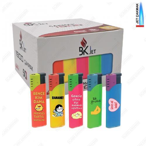 BK JET 1900 Baskılı Çakmak