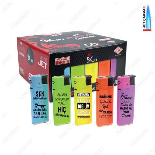 Koko 1975 BK Jet Solid Baskılı Turbo Çakmak