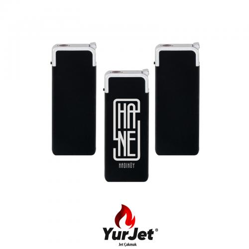 Yurjet Metal Rubber Gövde Jet Çakmak